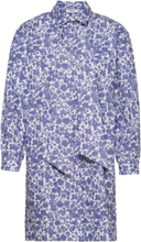 Lenora Haddis Ls Shirt Dress Aop Dresses Shirt Dresses Multi/mønstret MSCH Copenhagen*Betinget Tilbud