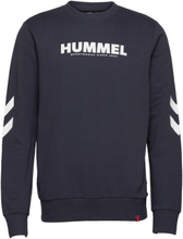 Hmllegacy Sweatshirt Sweat-shirt Genser Blå Hummel*Betinget Tilbud