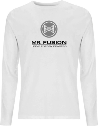 Back To The Future Mr Fusion Men's Long Sleeve T-Shirt - White - S - White