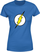 Justice League Flash Logo Women's T-Shirt - Blue - S - Blue