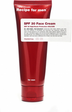 Recipe for men SPF 30 Face Cream