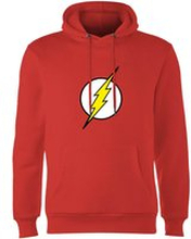 Justice League Flash Logo Hoodie - Red - M - Red