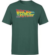 Back To The Future Classic Logo Men's T-Shirt - Green - XS - Green