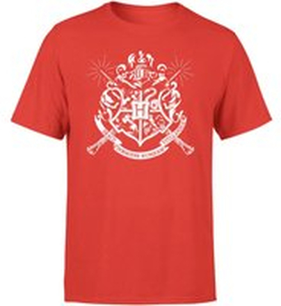 Harry Potter Hogwarts House Crest Men's T-Shirt - Red - L - Red