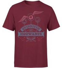 Harry Potter Quidditch At Hogwarts Men's T-Shirt - Burgundy - XS - Burgundy