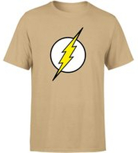Justice League Flash Logo Men's T-Shirt - Tan - S - Tan