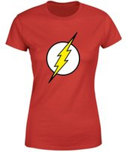Justice League Flash Logo Women's T-Shirt - Red - M - Red