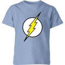 Justice League Flash Logo Kids' T-Shirt - Sky Blue - 3-4 Years - Sky Blue