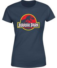Jurassic Park Logo Women's T-Shirt - Navy - XS - Navy