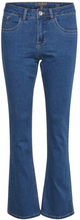 Blå Cream Cr Lone Bootcut Jeans - Cocofit - Indigo Blue Denim Jeans