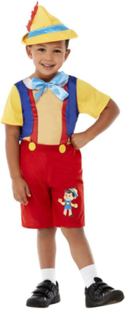 Pinocchio Inspirert Kostyme til Barn - Strl 3-4 ÅR