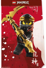 4 stk Godteposer i Papir - Lego Ninjago