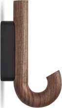 "Hook Hanger Mini Walnut/Black Home Storage Hooks & Knobs Hooks Brown Gejst"