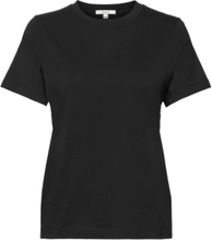 Cotton T-Shirt T-shirts & Tops Short-sleeved Svart House Of Dagmar*Betinget Tilbud