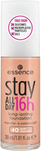 essence Stay All Day 16h Long-Lasting Foundation 40 Soft Almond - 30 ml