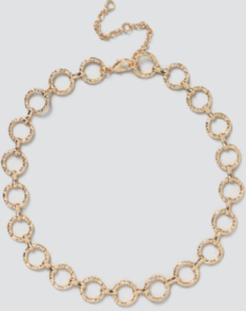 Gold O Link Chain Necklace