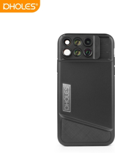PHOLES X1 Phone Lens Case für iPhone X Fisheye Weitwinkel-Teleobjektiv mit TPU Protective Phone Case