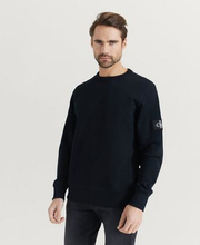 Calvin Klein Jeans Sweatshirt Monogram Sleeve Badge CN Svart