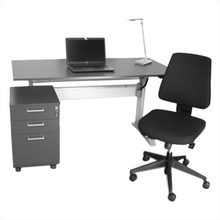 Canadian kontorsæt. kontorstol med hævesænkebord