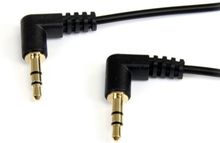 Lydjack-kabel (3,5 mm) Startech MU1MMS2RA Sort 0,3 m