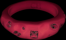 Turquoise Crystal Haze Cosmo Ring smykker
