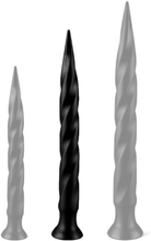 Long Tail Dildo Black 40 cm Extra lång analdildo