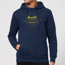 Limited Edition Braille Skate Company Hoodie - Navy - S