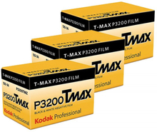 Kodak B&W T-Max P3200 135-36 3-Pack, Kodak
