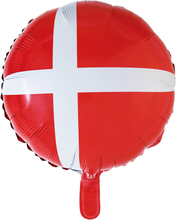 Folieballong Rund Danmark