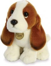 Aurora knuffel beagle junior 28 cm pluche bruin/wit