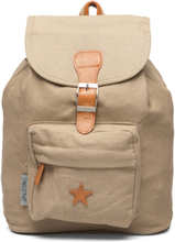 Baggy Back Pack, Desert With Leather Star Accessories Bags Backpacks Brun Smallstuff*Betinget Tilbud