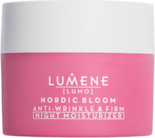 Nordic Bloom Anti-Wrinkle & Firm Night Moisturizer Beauty WOMEN Skin Care Face Night Cream Nude LUMENE*Betinget Tilbud