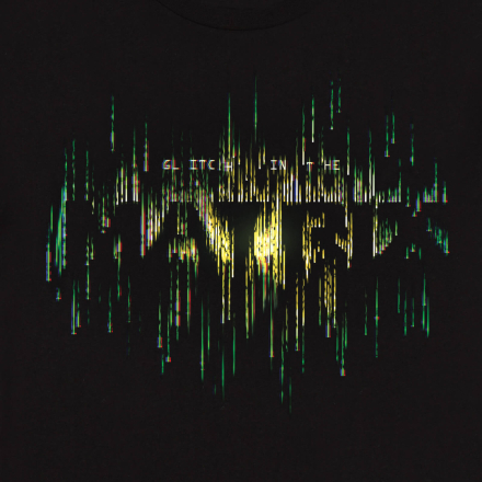 Matrix Glitch In The Matrix Unisex T-Shirt - Black - XXL - Black