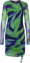 Mela Draw Dress Dresses Bodycon Dresses Multi/mønstret Bzr*Betinget Tilbud
