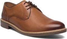 Nuvi Laceup Shoes Business Laced Shoes Brown Hush Puppies