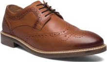 Nuvi Brouge Shoes Business Brogues Brown Hush Puppies