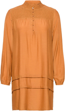 Signecr Mini Dress Kort Kjole Oransje Cream*Betinget Tilbud