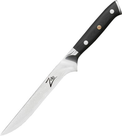 Alpha-Royal Japanese Serie 6" Urbeningskniv japanskt damaskus-stål