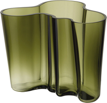Iittala Aalto Collection Vase 16 cm, Mosegrønn