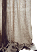 Airy Curtain Home Textiles Curtains Grå Lovely Linen*Betinget Tilbud