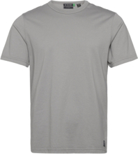 Original Tee Foil Tops T-shirts Short-sleeved Grey Dockers