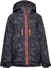 Nendaz Jkt Jr Sport Snow-ski Clothing Snow-ski Jacket Black Five Seasons