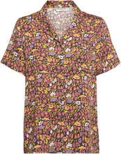 Fieup Short Shirt Top Multi/patterned Underprotection