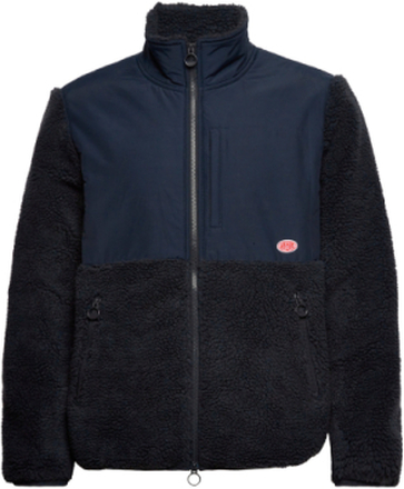 Sherpa Jacket Sweat-shirts & Hoodies Fleeces & Midlayers Marineblå Armor Lux*Betinget Tilbud