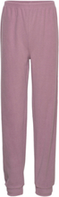 Fleece Pants Bottoms Sweatpants Purple CeLaVi