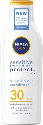 Nivea Sensitive Immediate Protect Soothing Sun Lotion SPF 30 200 ml