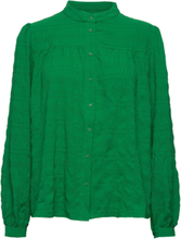 Nicky Shirt Bluse Langermet Grønn Lollys Laundry*Betinget Tilbud