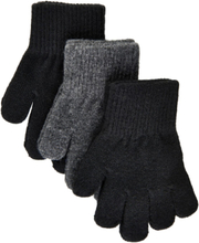 Magic Gloves 3 Pack Accessories Gloves & Mittens Mittens Black Mikk-line