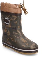 Winter Wellies Shoes Rubberboots High Rubberboots Lined Rubberboots Multi/mønstret Mikk-line*Betinget Tilbud