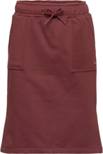 Ninal - Nederdel Dresses & Skirts Skirts Midi Skirts Burgundy Hust & Claire